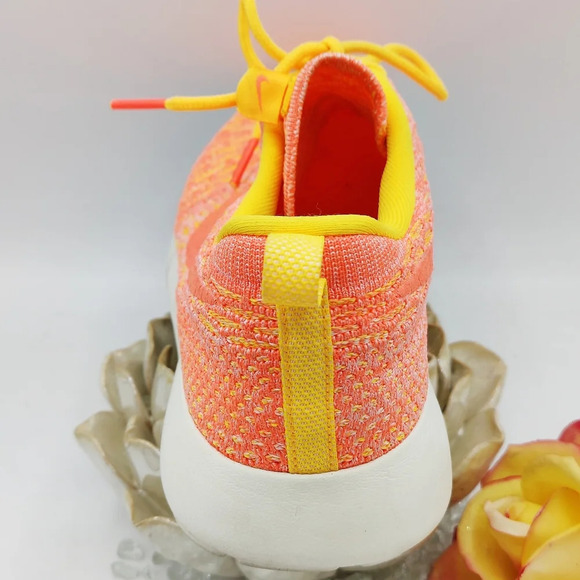 Nike Sneakers | Orange/Mango Roshe Fly Knits / Orange & Yellow - Picture 4 of 6